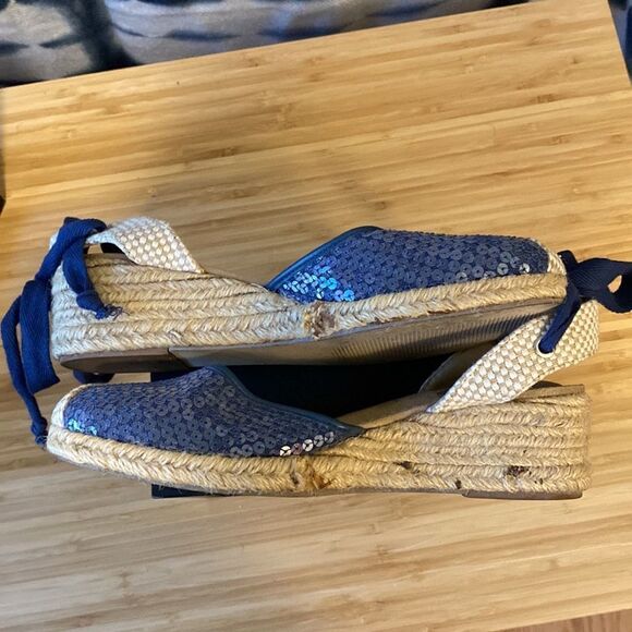 Dr Scholl’s sequined ankle wrap espadrilles - Picture 3 of 3